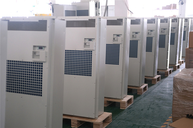 5.0KW一体式半嵌入集装箱空调器，上出风工业空调器，储能空调器